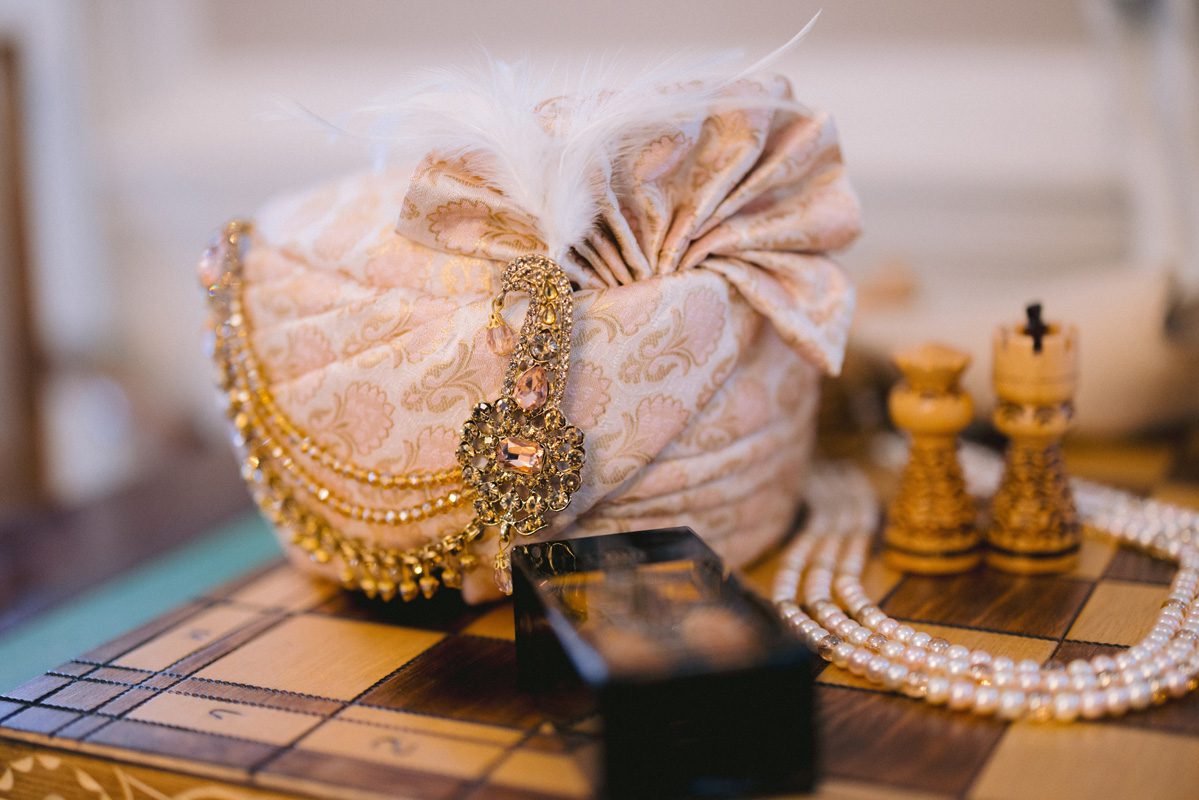 ptaufiq indian wedding Glenmere Mansion New York Preparation 13