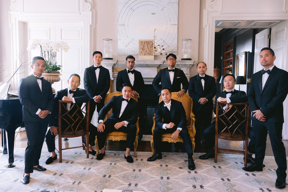 ptaufiq indian wedding Glenmere Mansion New York Preparation 19