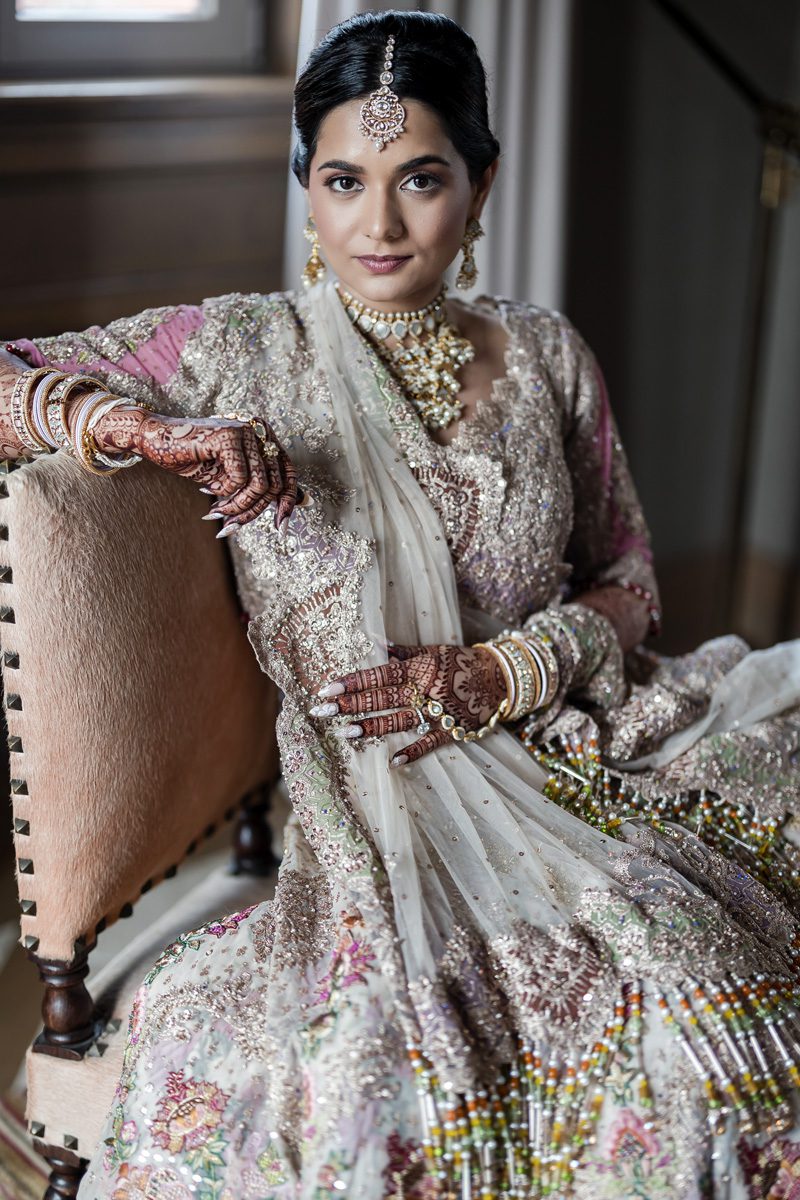 ptaufiq indian wedding Glenmere Mansion New York Preparation 2