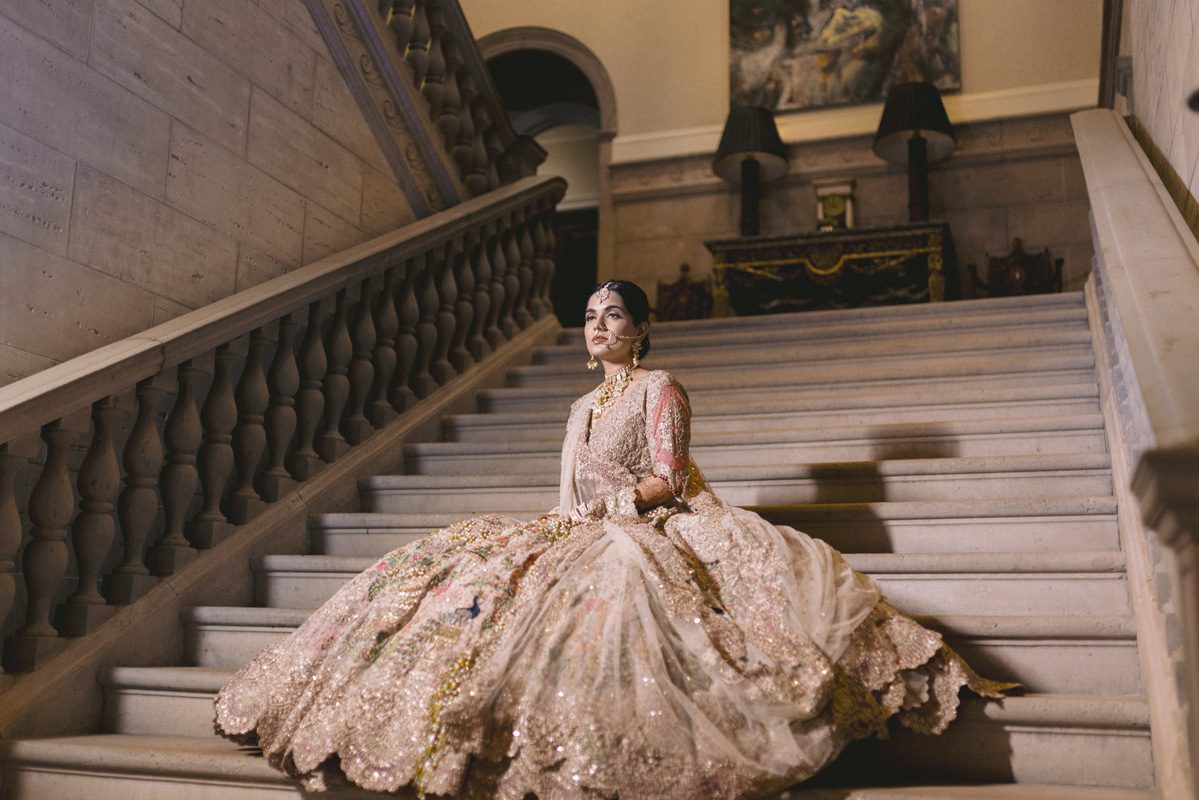 ptaufiq indian wedding Glenmere Mansion New York Preparation 5