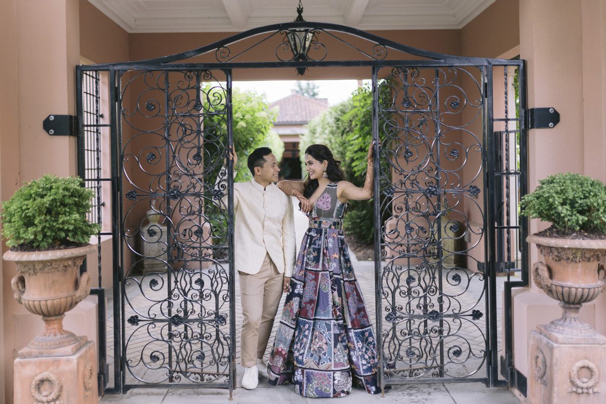 ptaufiq indian wedding Glenmere Mansion New York Sangeet 2