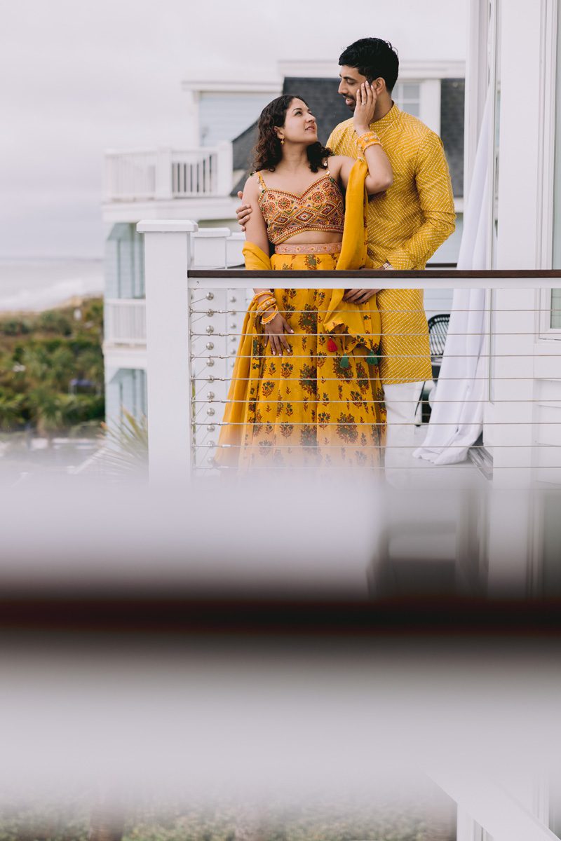 ptaufiq indian wedding Isle of Palms haldi 3