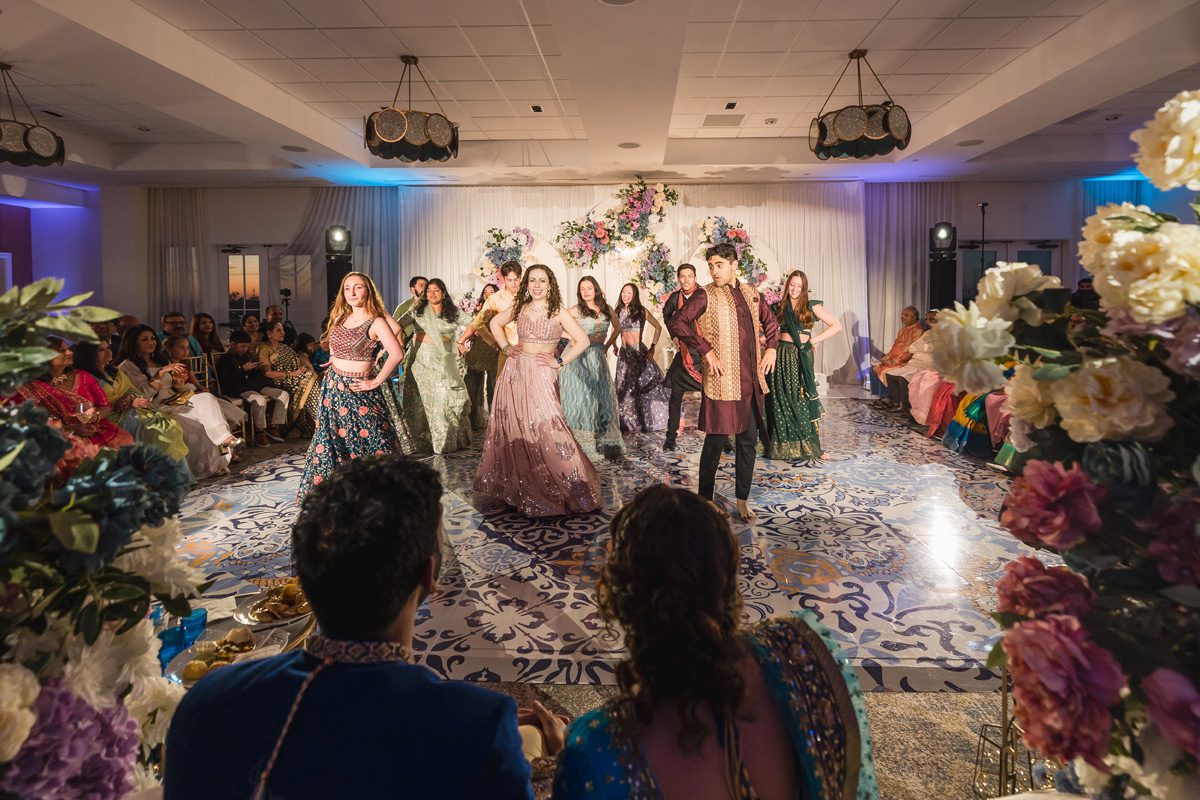 ptaufiq indian wedding Isle of Palms sangeet 1