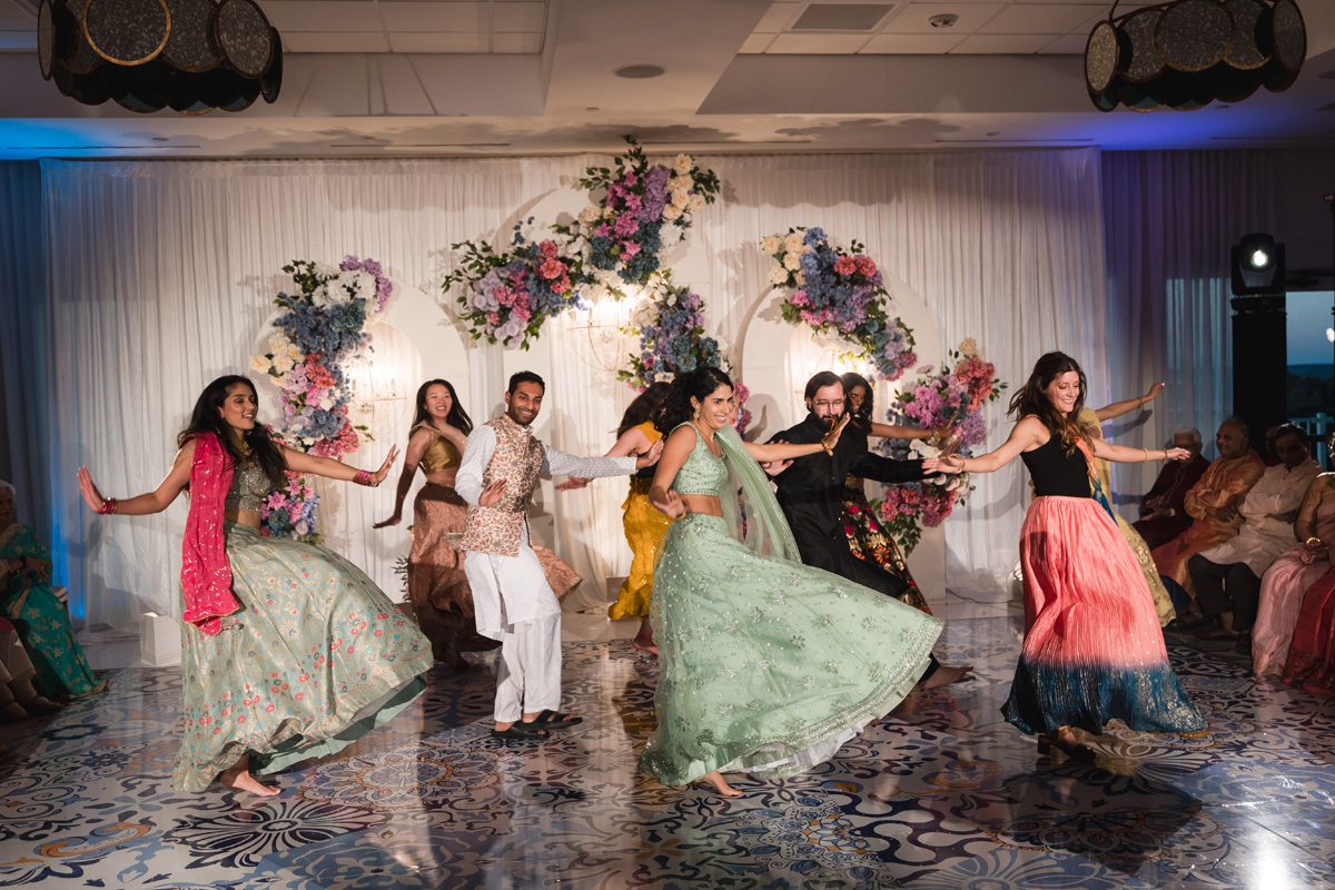 ptaufiq indian wedding Isle of Palms sangeet 2