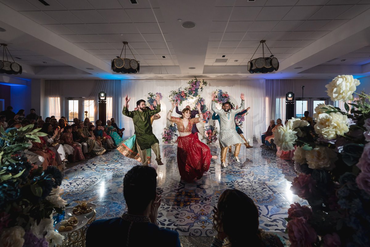 ptaufiq indian wedding Isle of Palms sangeet 3