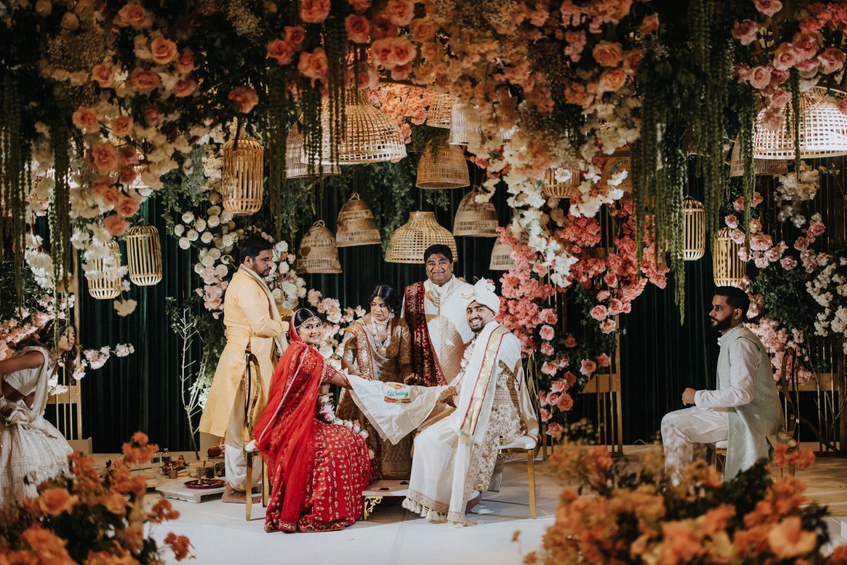 ptaufiq indian wedding Norfolk Waterside Marriot ceremony 7