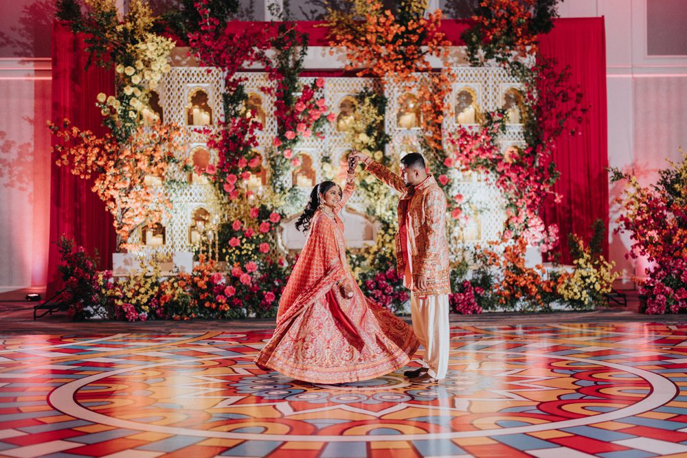 ptaufiq indian wedding Norfolk Waterside Marriot sangeet 3