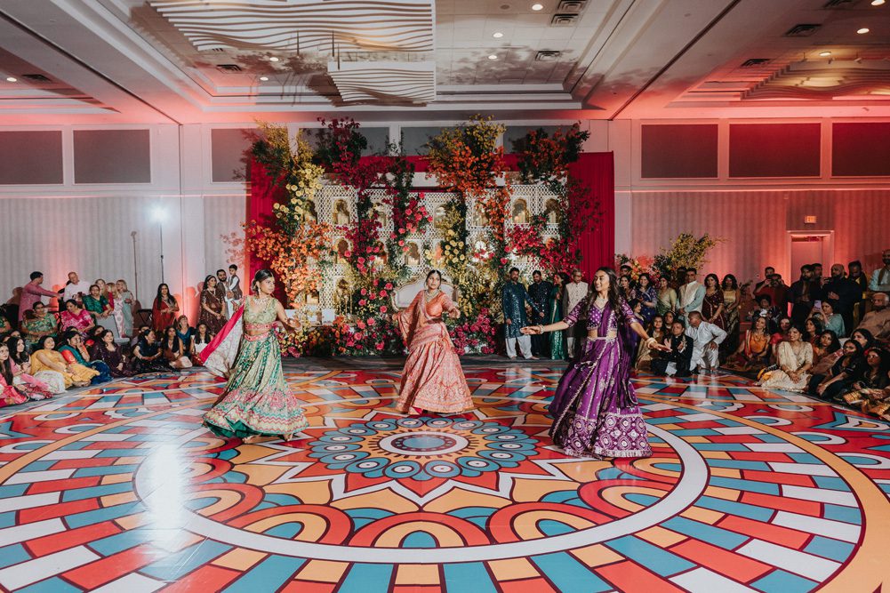 ptaufiq indian wedding Norfolk Waterside Marriot sangeet 4