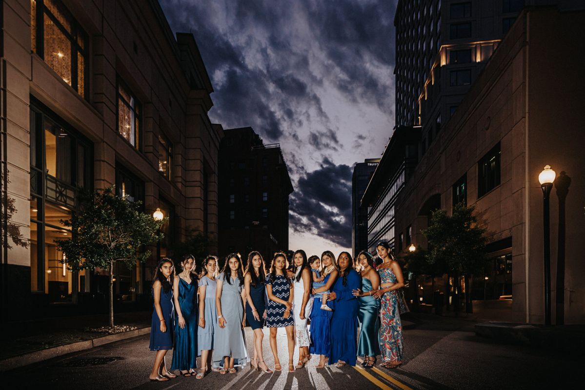 ptaufiq indian wedding Norfolk Waterside Marriot welcome dinner 3