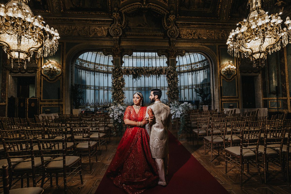ptaufiq indian wedding casino de madrid spain ceremony 5