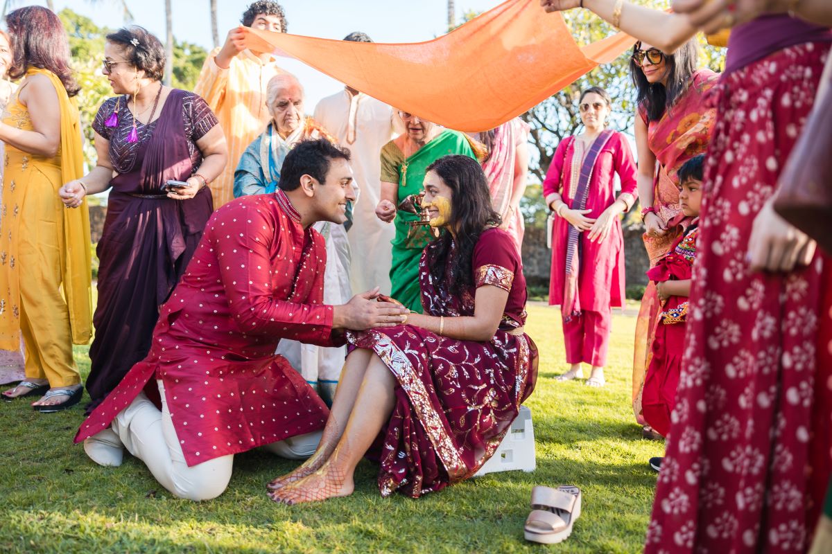 ptaufiq indian wedding destination Waikoloa Beach Hawaii 10