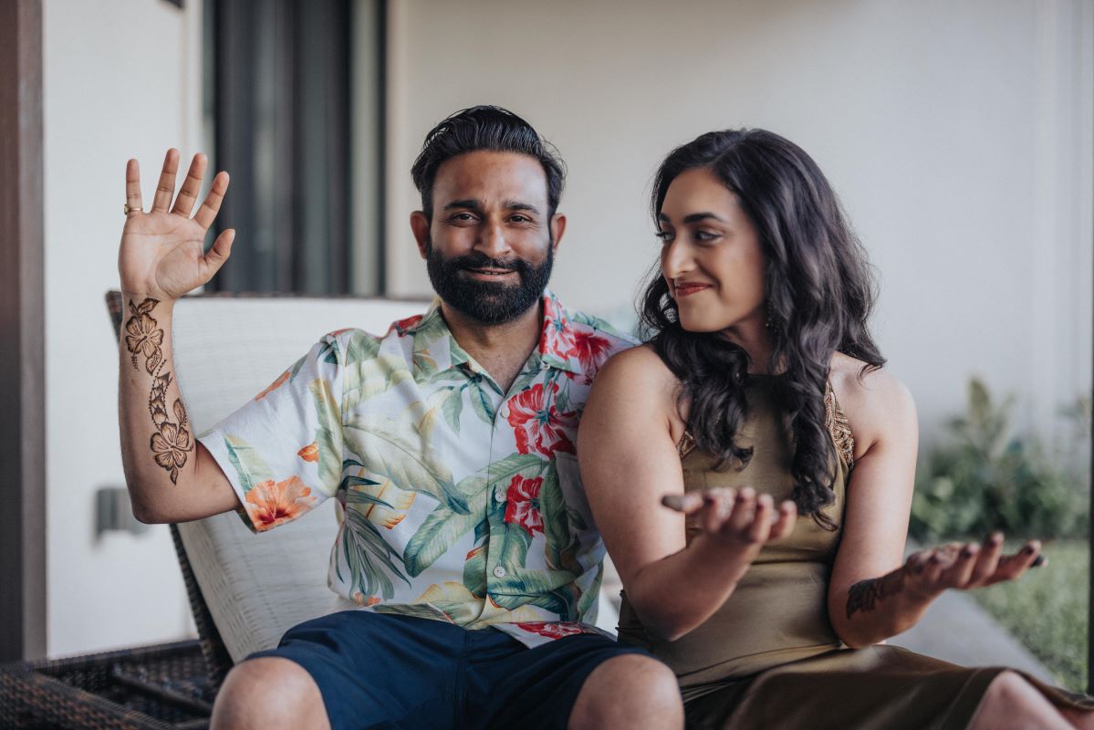 ptaufiq indian wedding destination Waikoloa Beach Hawaii 14