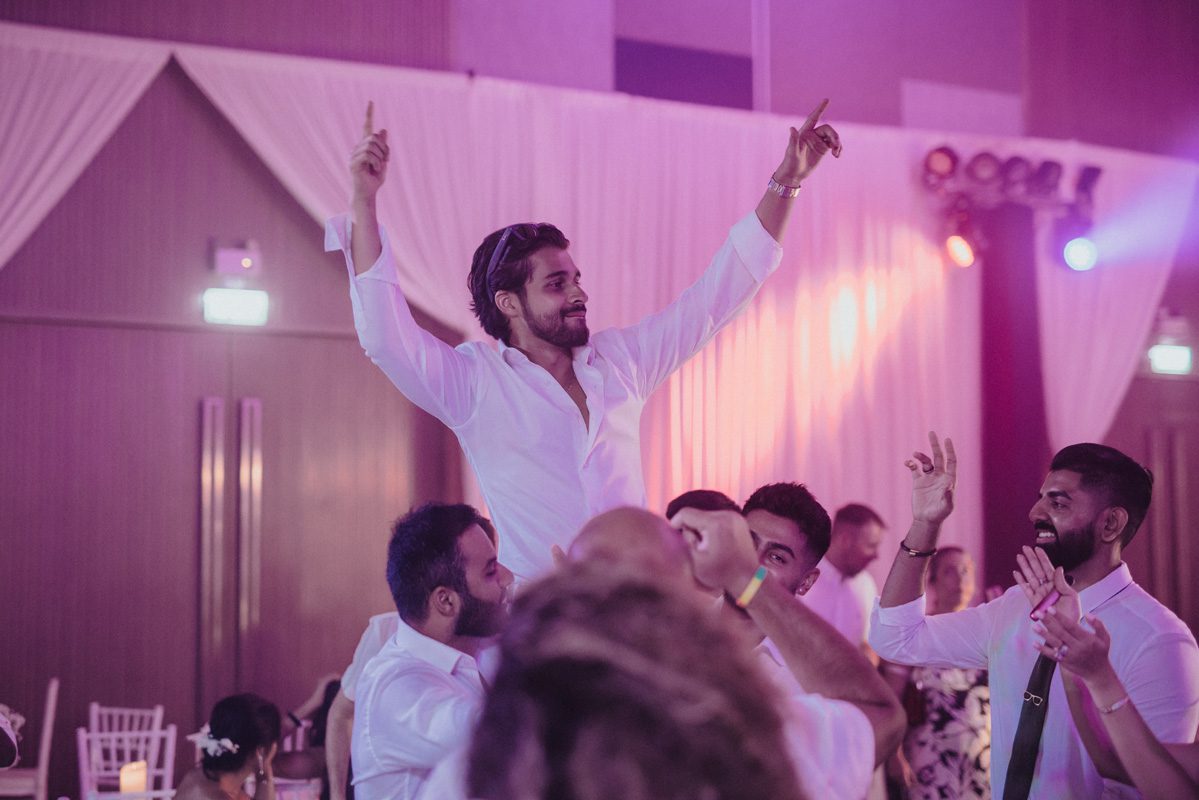 ptaufiq indian wedding destination thailand reception 4