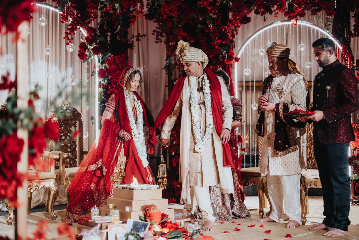 ptaufiq indian wedding gotham hall new york ceremony 15
