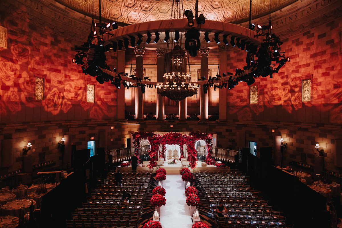 ptaufiq indian wedding gotham hall new york ceremony 3