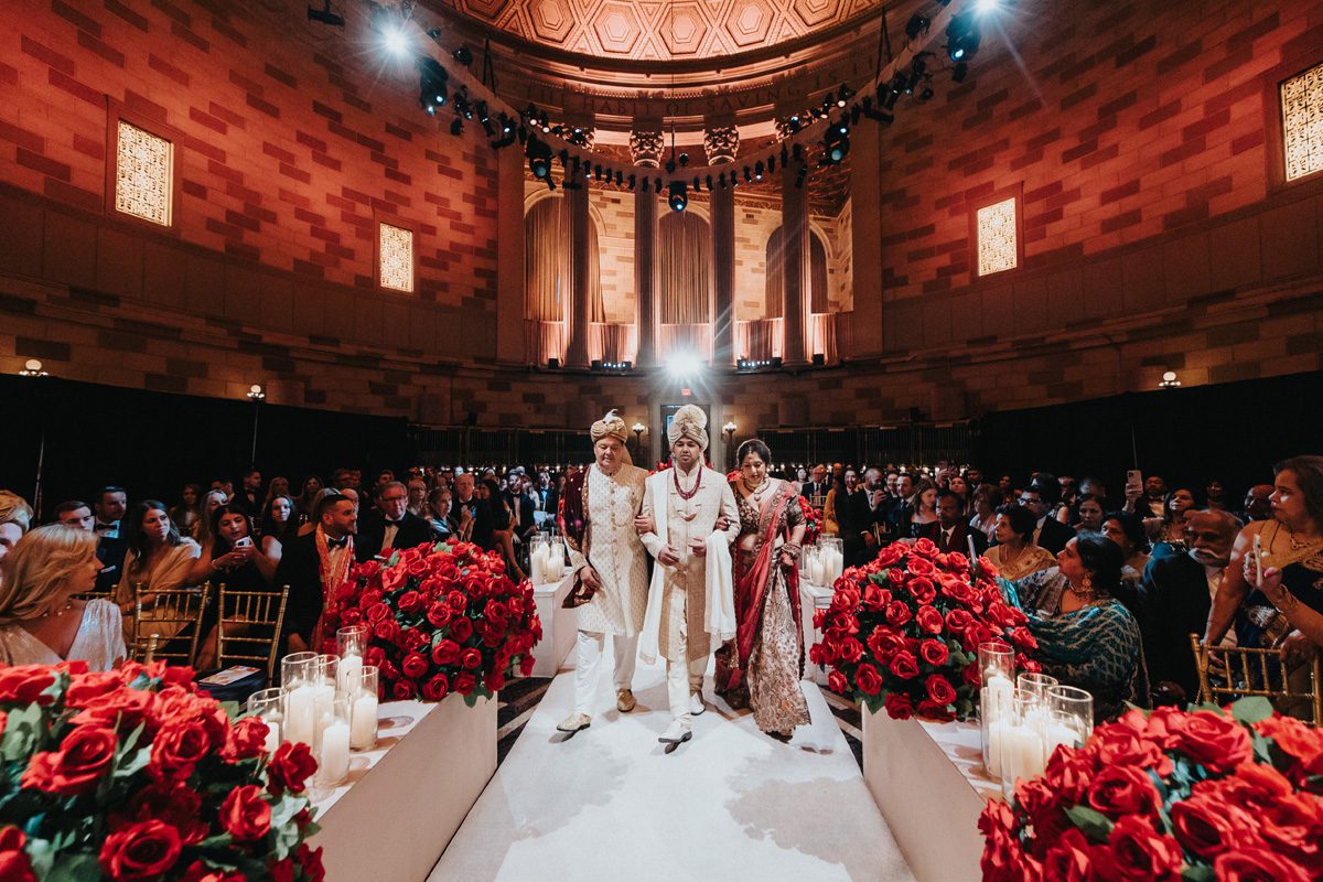 ptaufiq indian wedding gotham hall new york ceremony 4