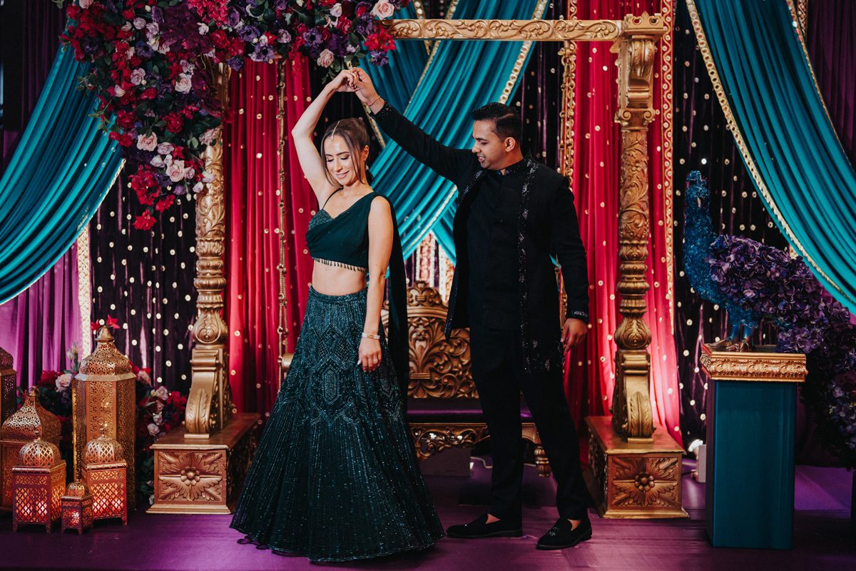 ptaufiq indian wedding gotham hall new york sangeet 1