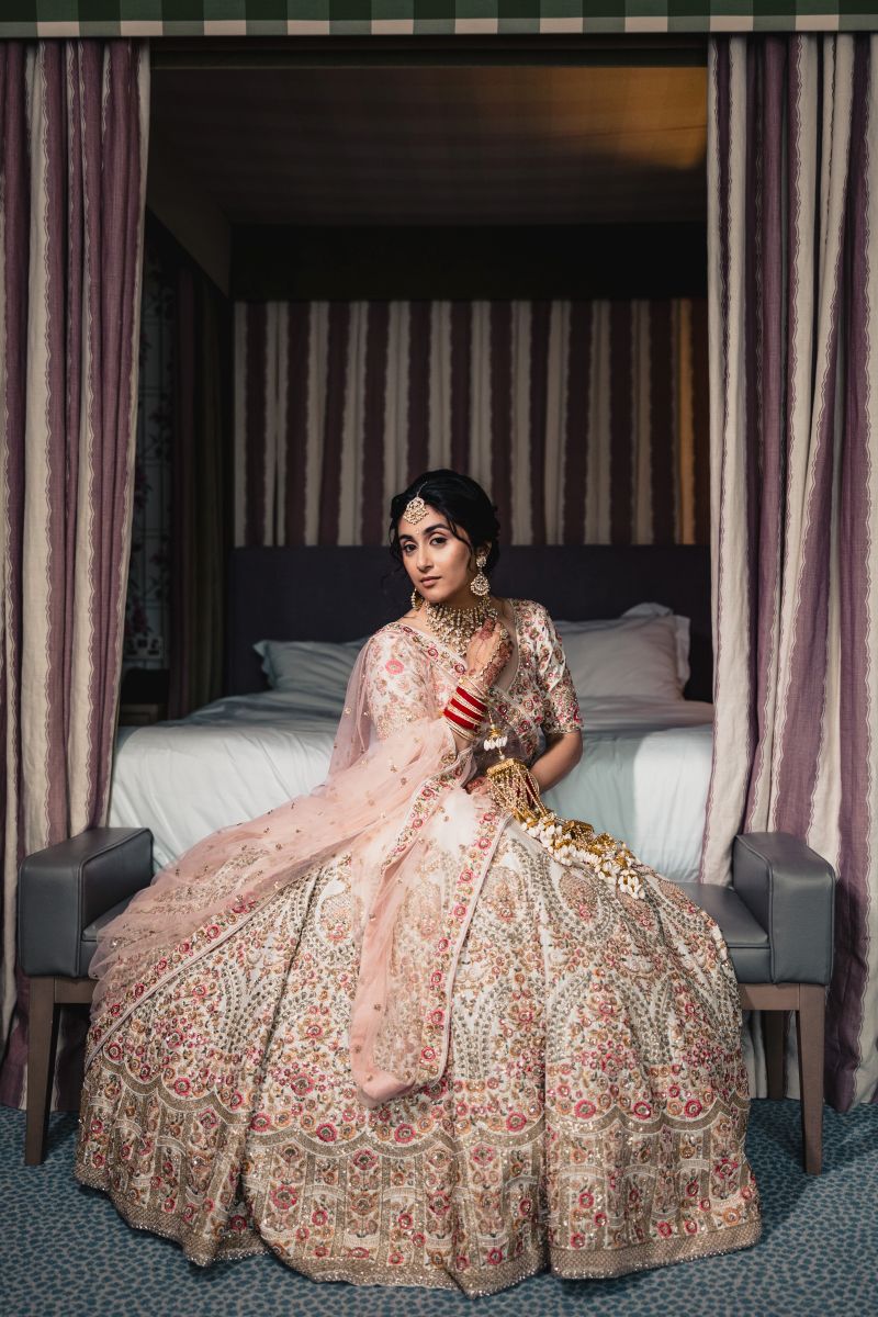 ptaufiq indian wedding pendley manor hotel london preparation 4