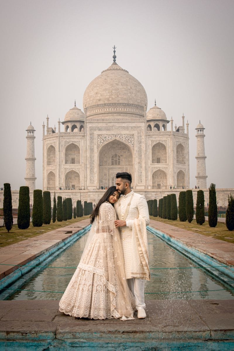 ptaufiq indian wedding photography taj mahal india destination engagement 5