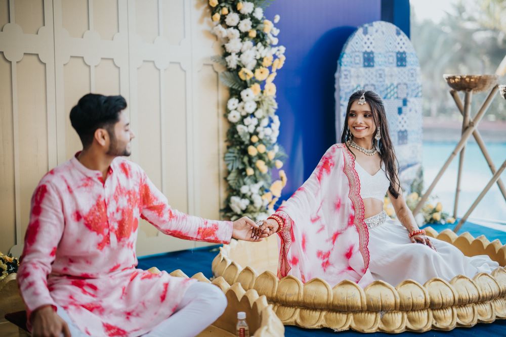 ptaufiq indian wedding rajkot India Haldi 1