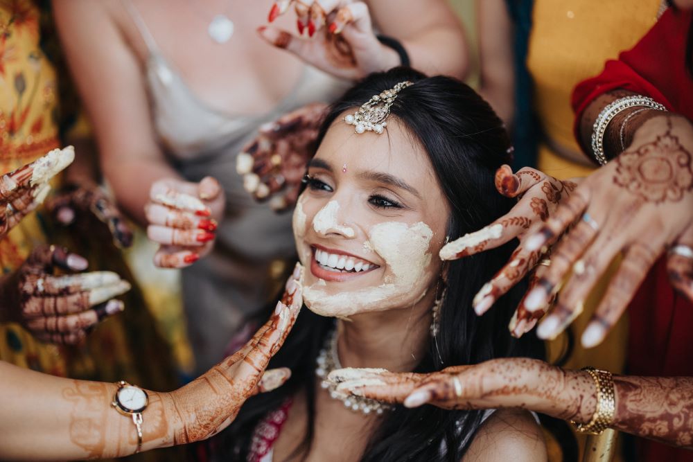 ptaufiq indian wedding rajkot India Haldi 12