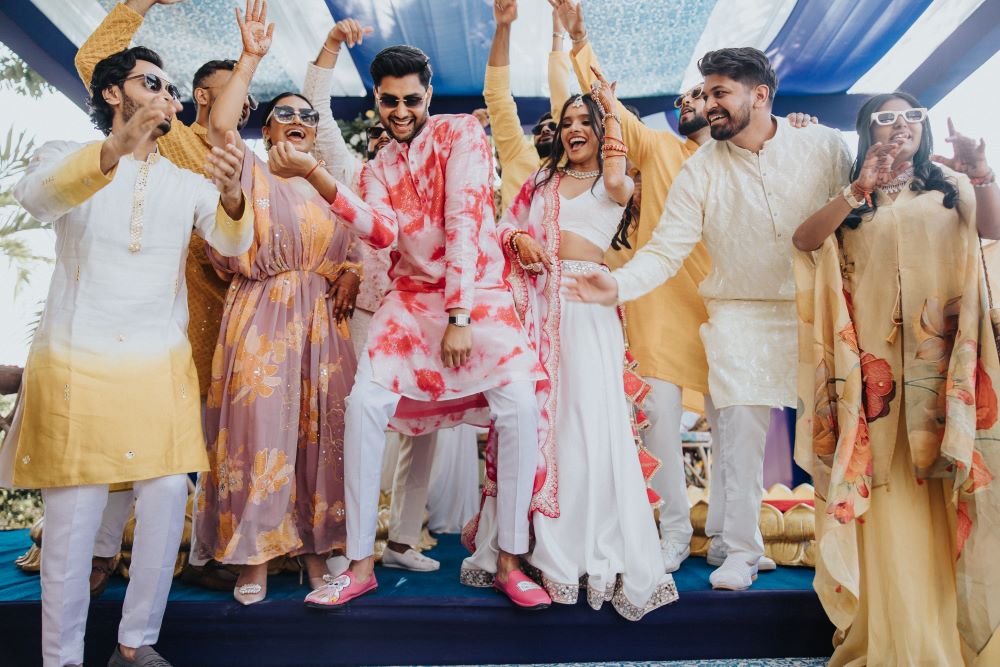 ptaufiq indian wedding rajkot India Haldi 3