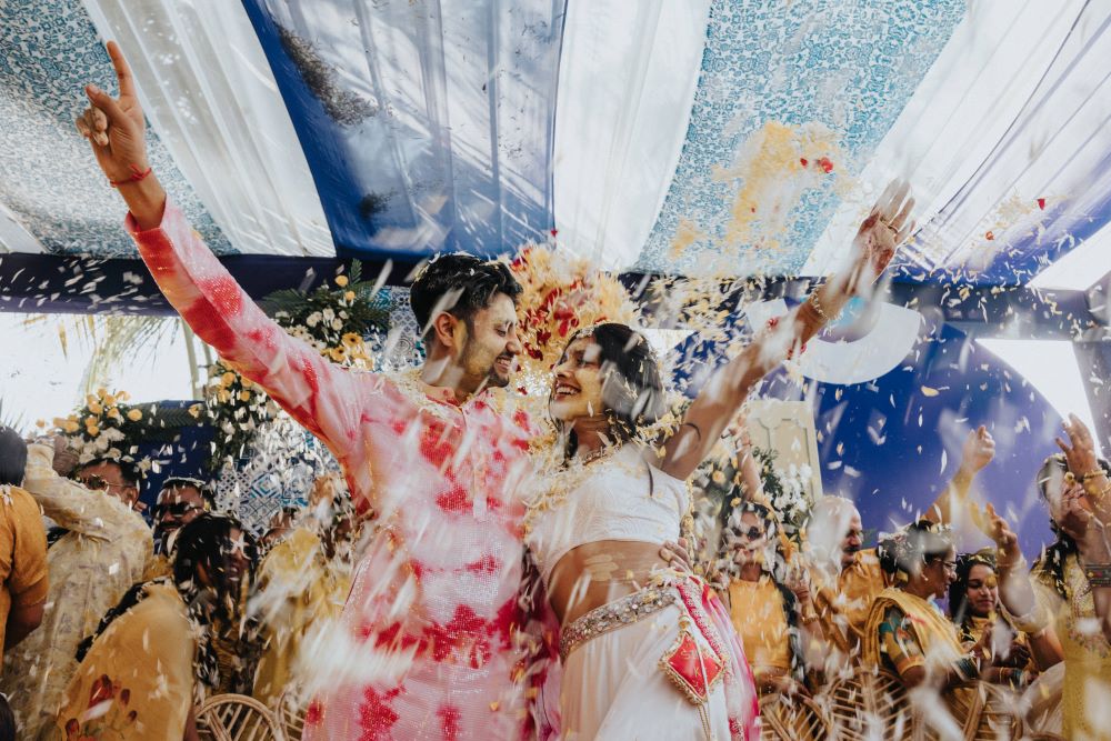 ptaufiq indian wedding rajkot India Haldi 5