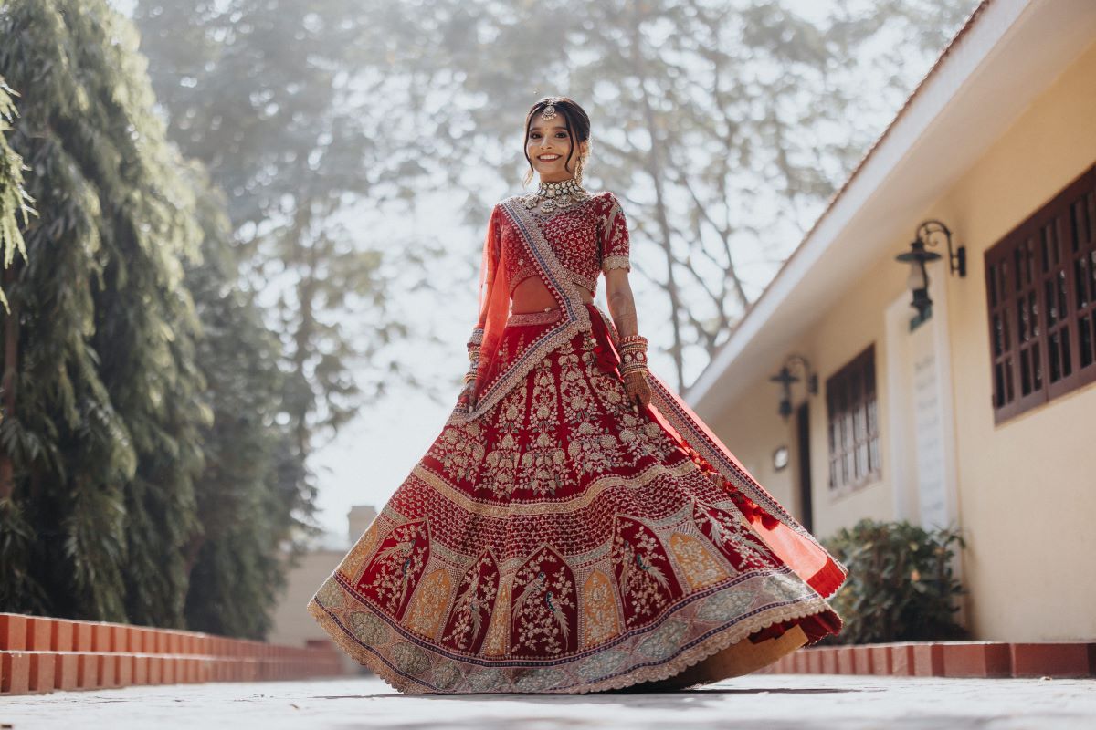 ptaufiq indian wedding rajkot India getting ready bride 8