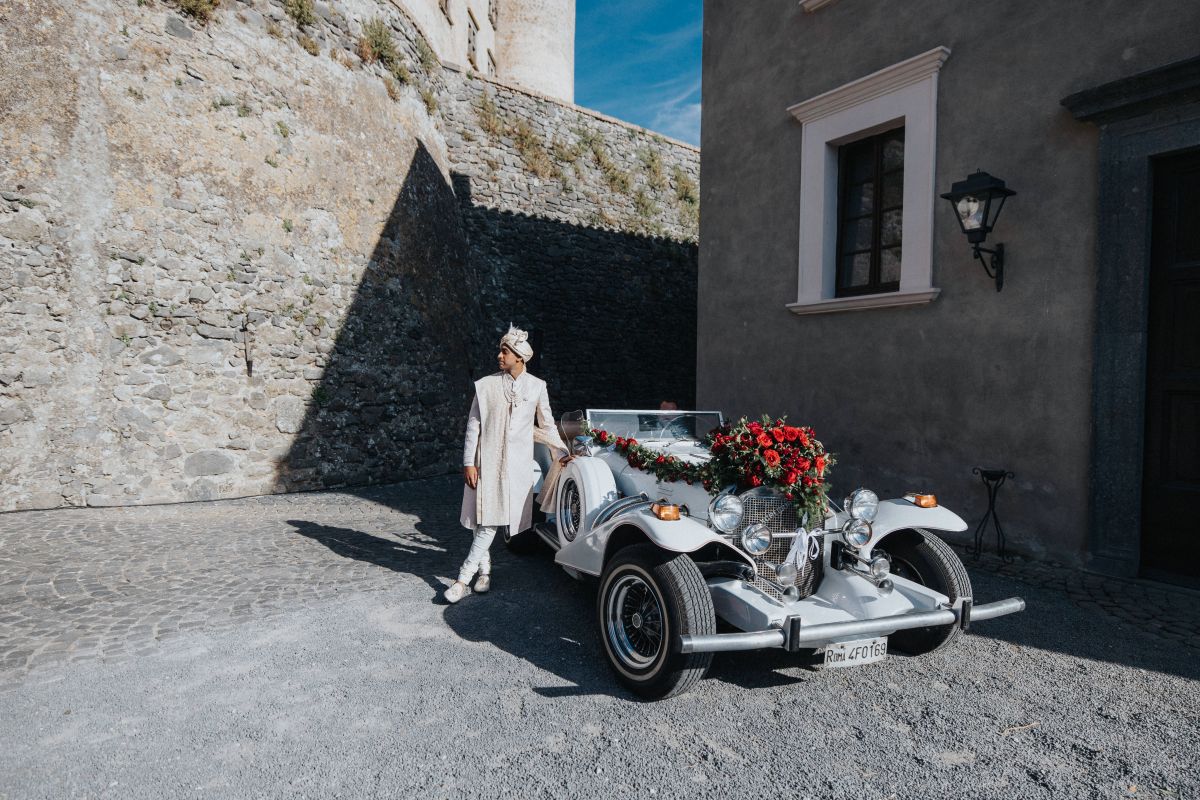 ptaufiq indian wedding rome italy destination baraat 6