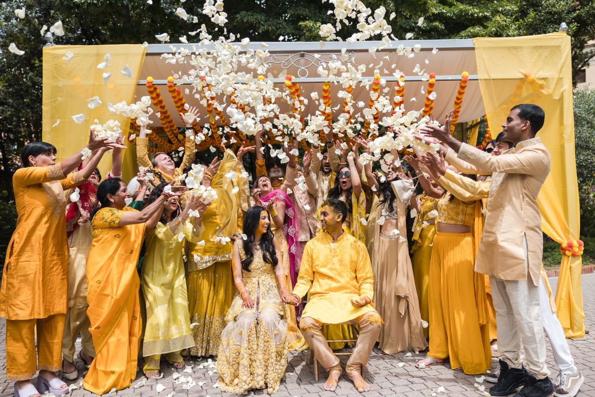 ptaufiq indian wedding rome italy destination haldi 6