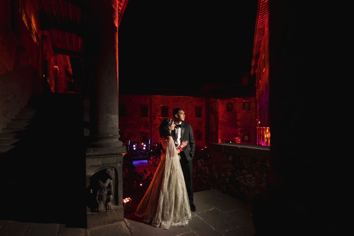 ptaufiq indian wedding rome italy destination reception 4