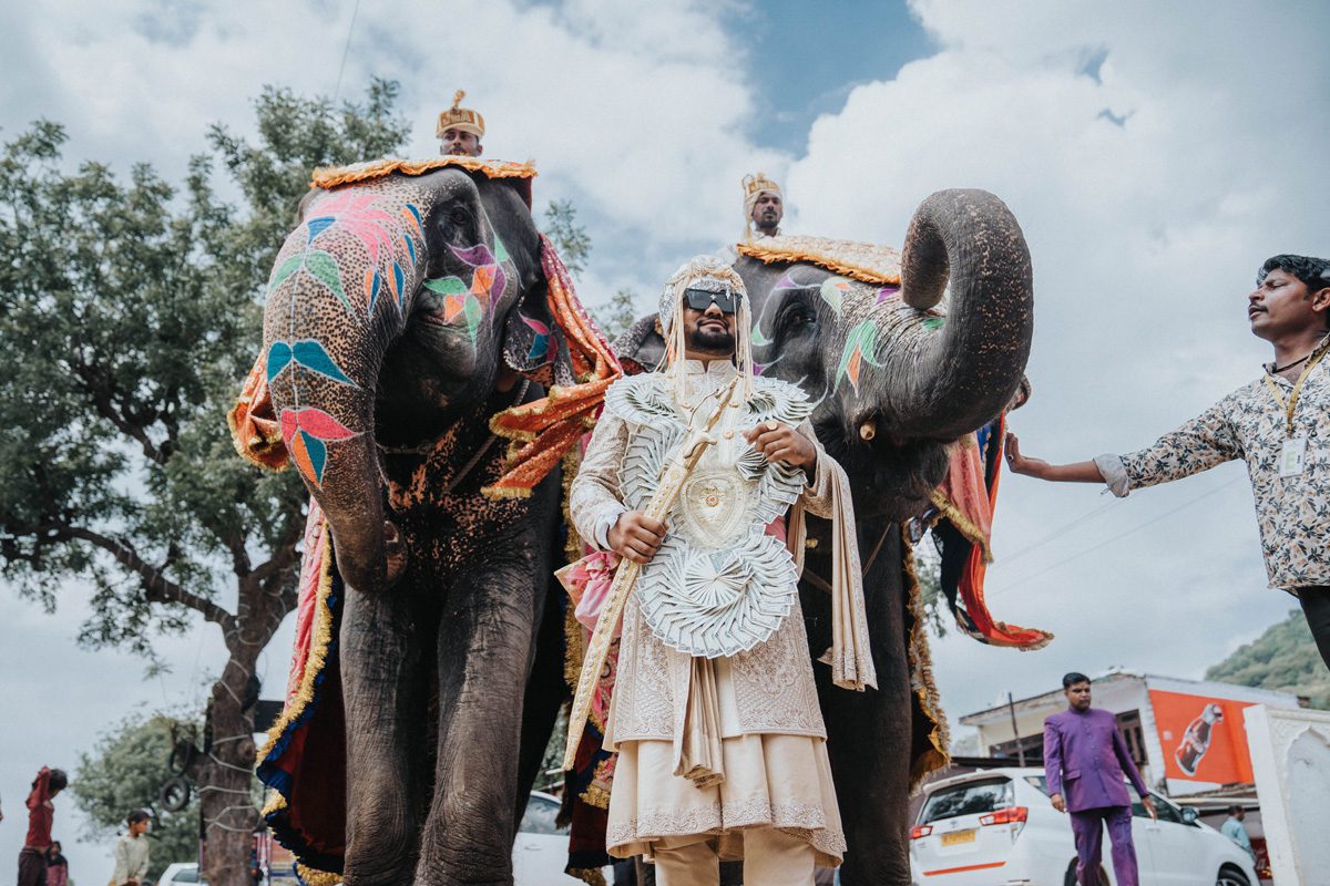 ptaufiq indian wedding the Leela Palace Jaipur Rajasthan india baraat 5