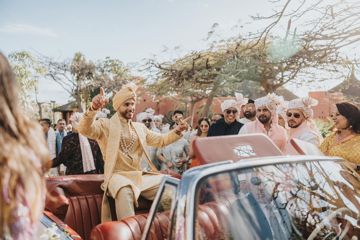 ptaufiq indian wedding the ritz carlton abama spain baraat 4
