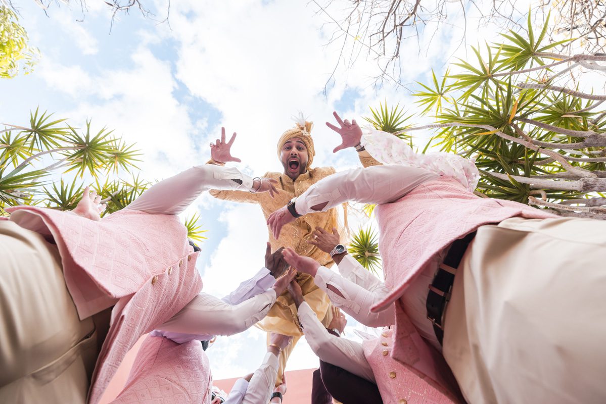 ptaufiq indian wedding the ritz carlton abama spain baraat 5