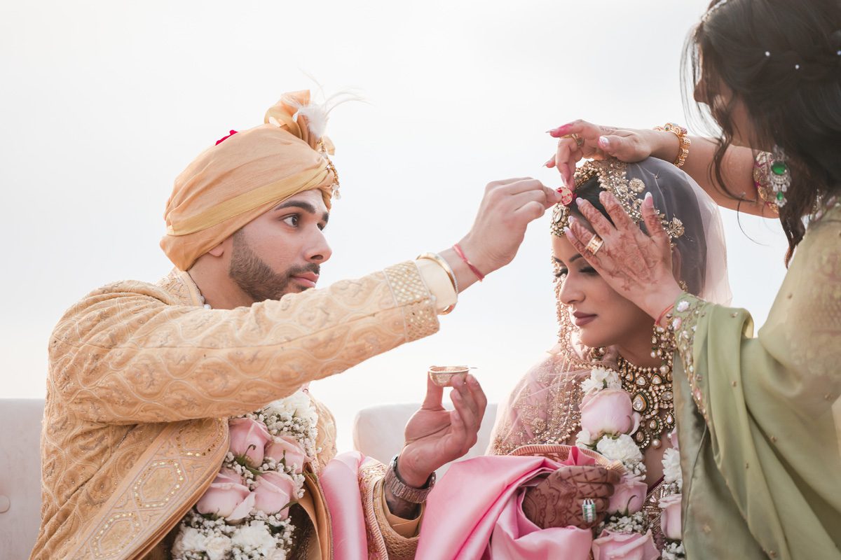 ptaufiq indian wedding the ritz carlton abama spain beach destination ceremony 3
