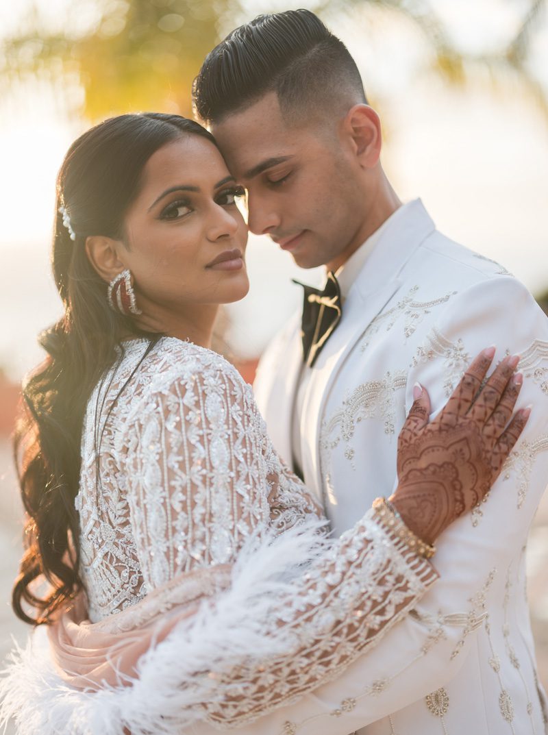 ptaufiq indian wedding the ritz carlton abama spain beach destination reception 11