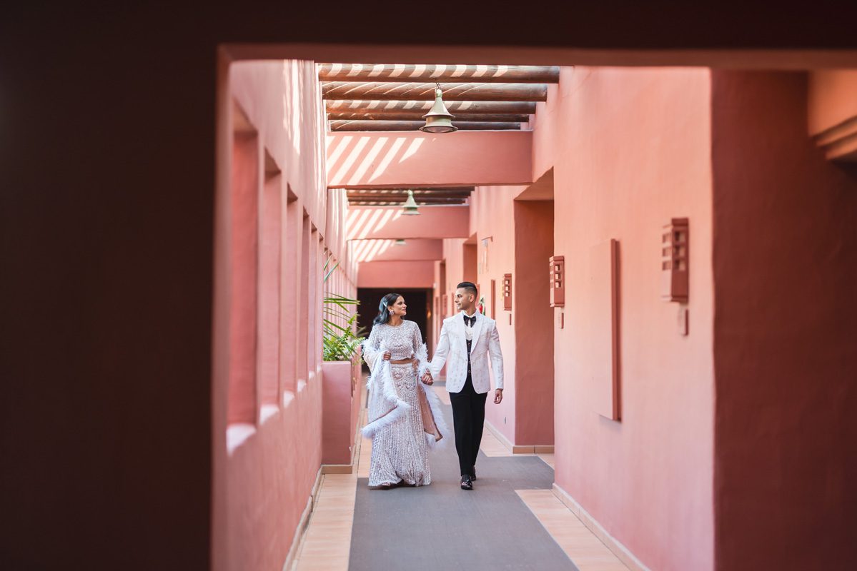 ptaufiq indian wedding the ritz carlton abama spain beach destination reception 12