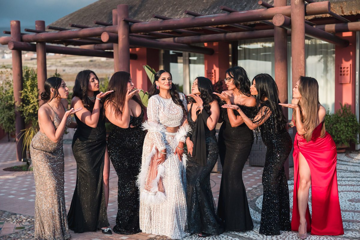 ptaufiq indian wedding the ritz carlton abama spain beach destination reception 6
