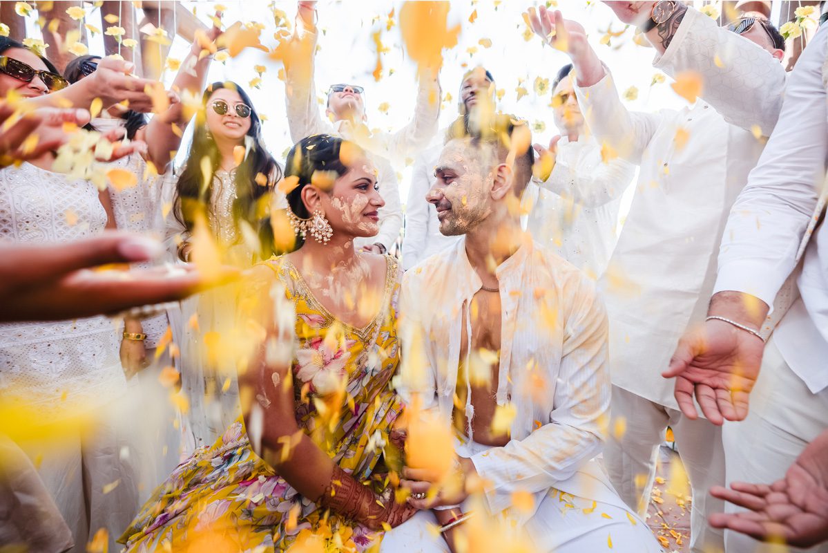ptaufiq indian wedding the ritz carlton abama spain haldi 10