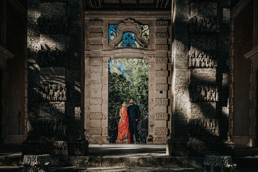 ptaufiq indian wedding vizcaya museum and gardens miami florida engagement destination
