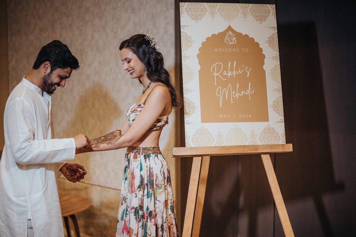 ptaufiq indian wedding waldorf astoria cancu mexico mehndi 3