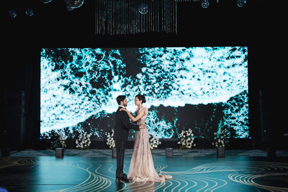 ptaufiq indian wedding waldorf astoria cancu mexico reception 1