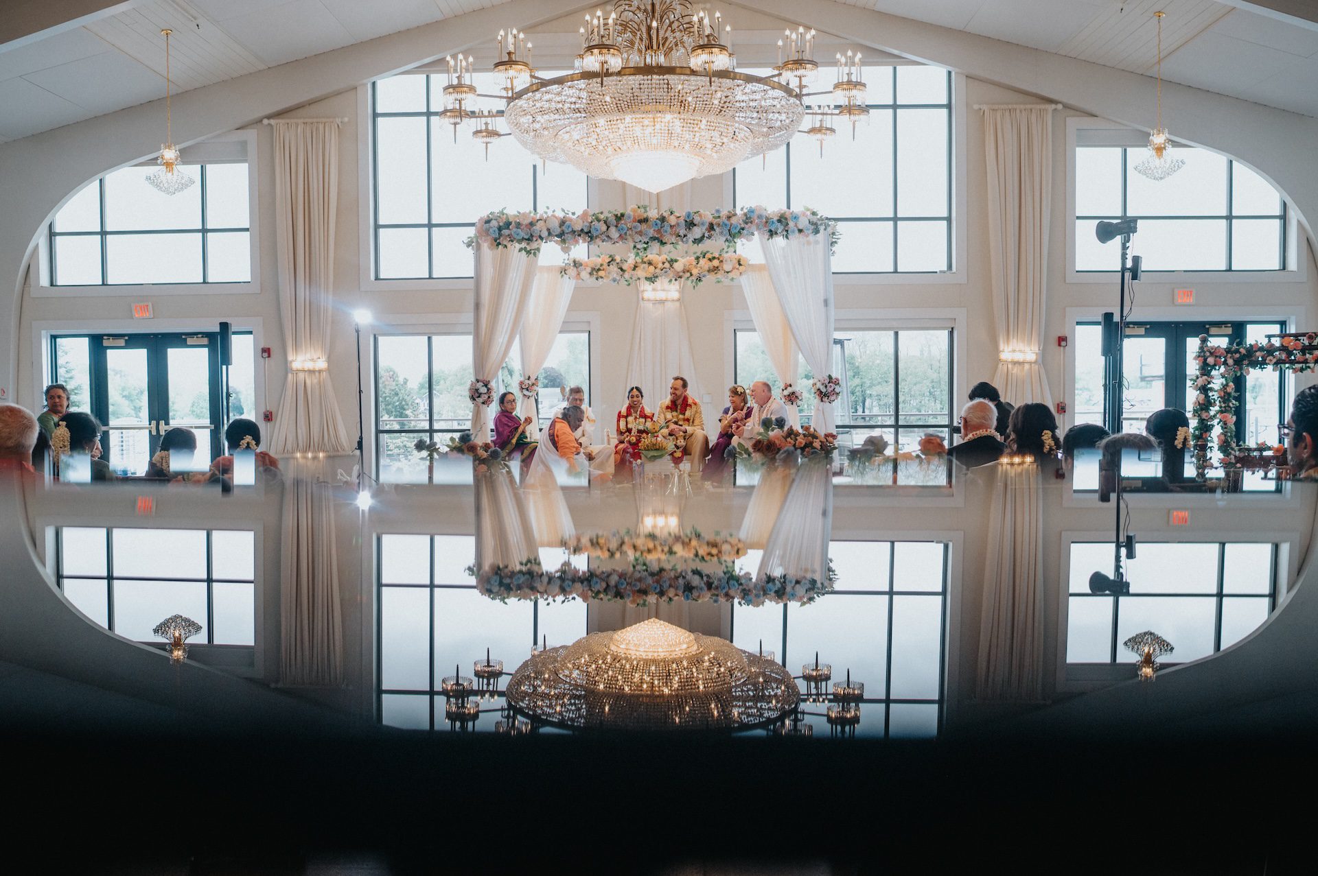 sr events couple table centerpieces